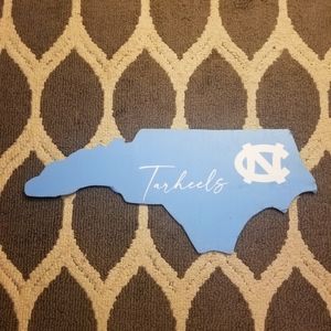 UNC Tarheels Wood Sign